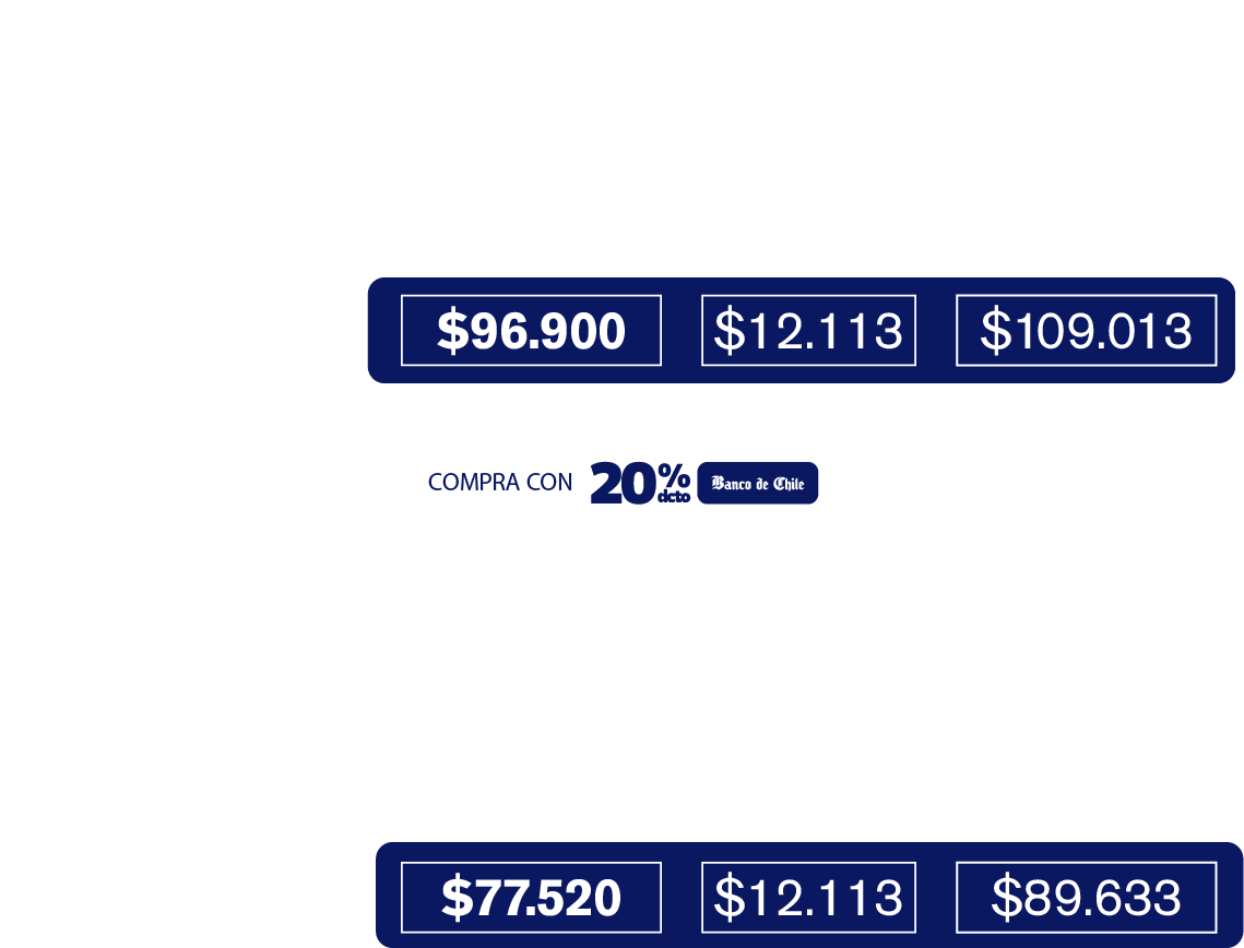 tabla de precios