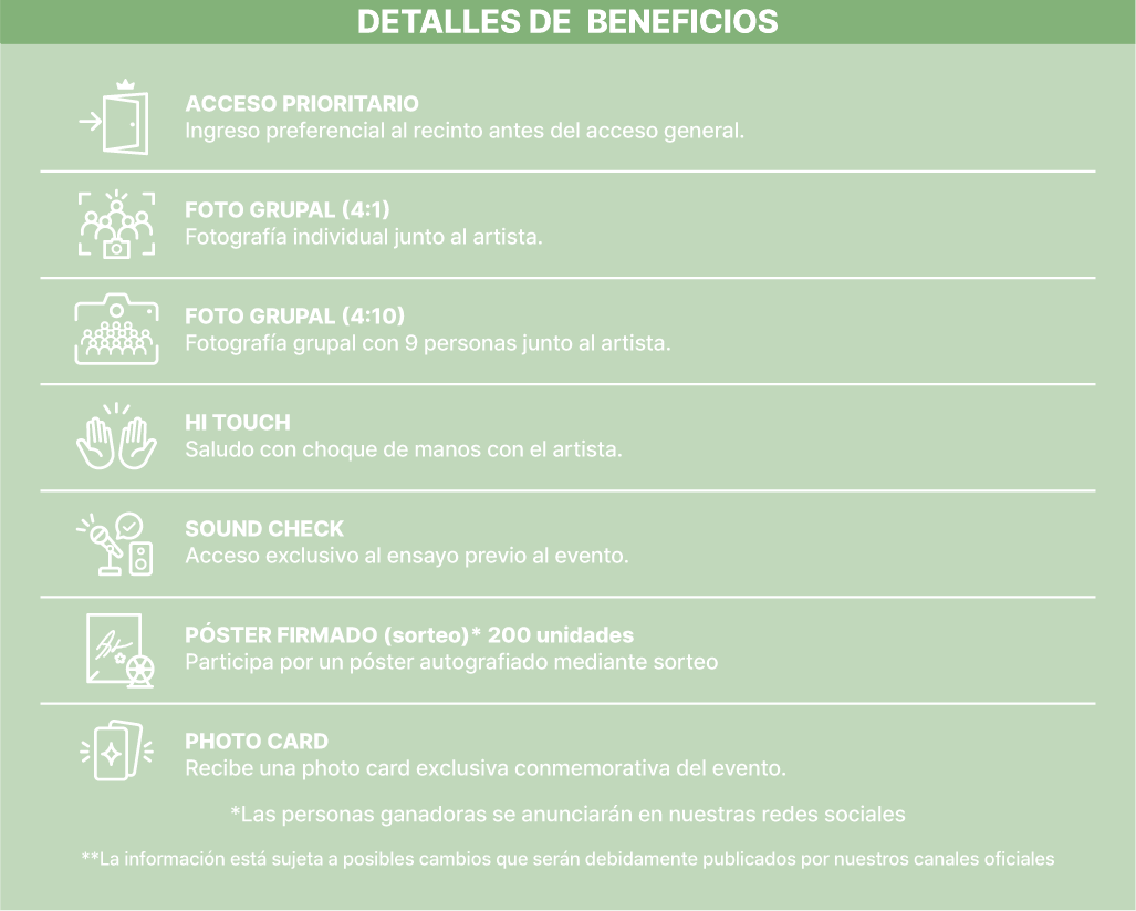 tabla beneficios