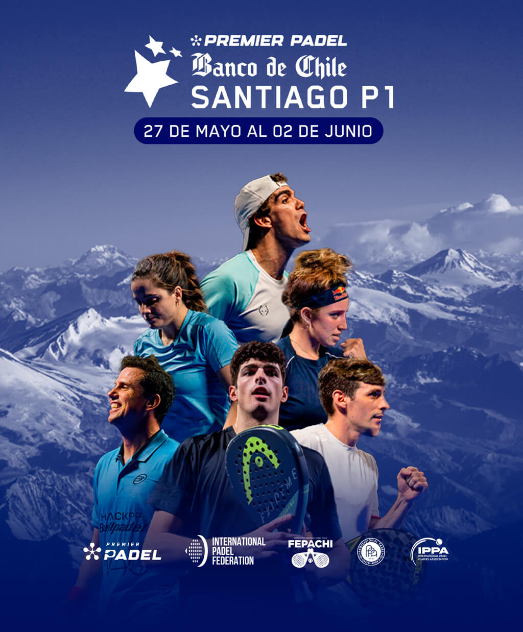 Premier Padel Banco de Chile Santiago P1 27 de Mayo al 2 de Junio Premier Padel Banco de Chile Santiago P1 27 de Mayo al 2 de Junio