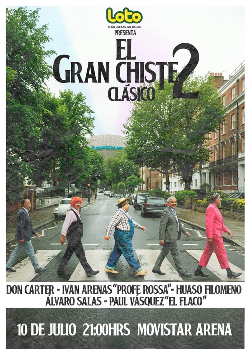 El Gran Chiste Clásico 2 en Santiago | Movistar Arena – 10 de julio