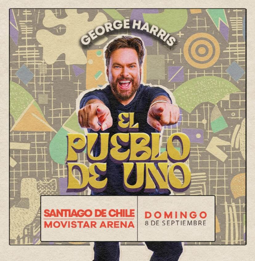 George Harris en Movistar Arena | 8 de septiembre 20:00 hrs
