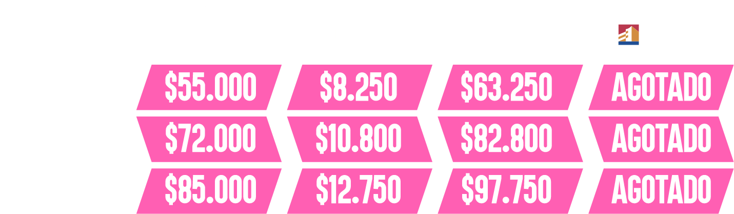 tabla precios