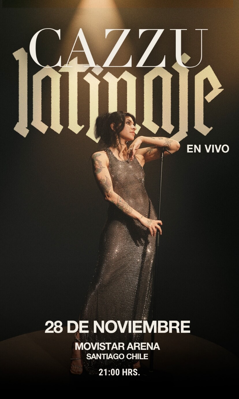 Cazzu en vivo en Movistar Arena | 28 de noviembre 2025 | Show imperdible en Santiago | Entradas en Punto Ticket