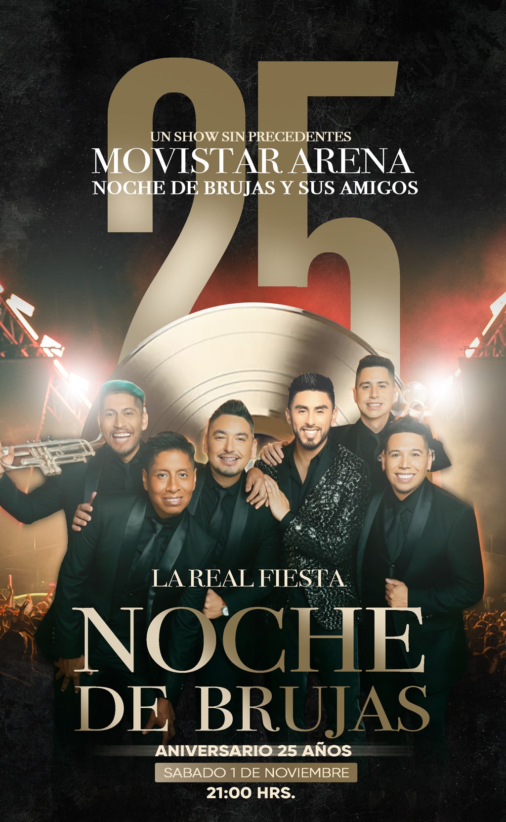 Noche de Brujas celebra 25 años - 1 de noviembre en Movistar Arena