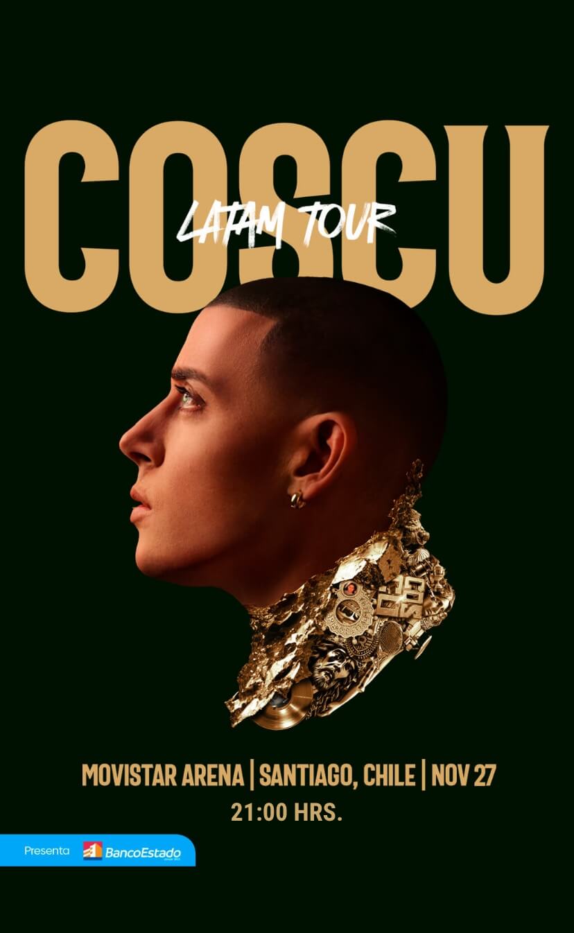 Cosculluela - Coscu Latam Tour - 27 de noviembre en Movistar Arena