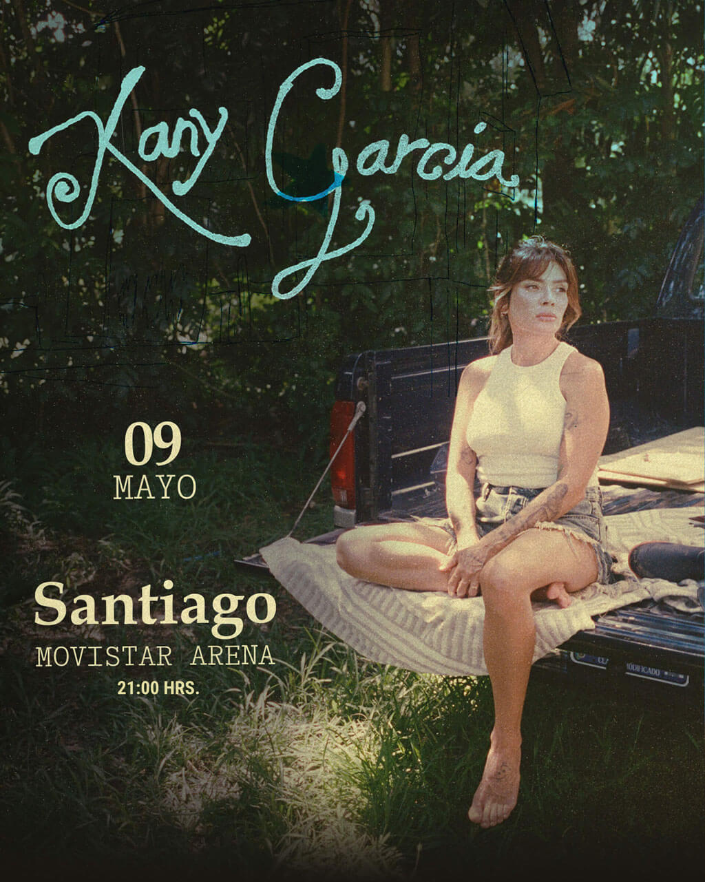 KANY GARCÍA EN CHILE - 9 DE MAYO / 21:00 HRS. / MOVISTAR ARENA - VENTA DE ENTRADAS EN PUNTO TICKET