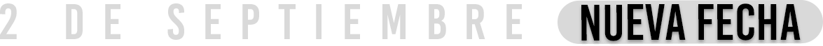 2 de septiembre nueva fecha