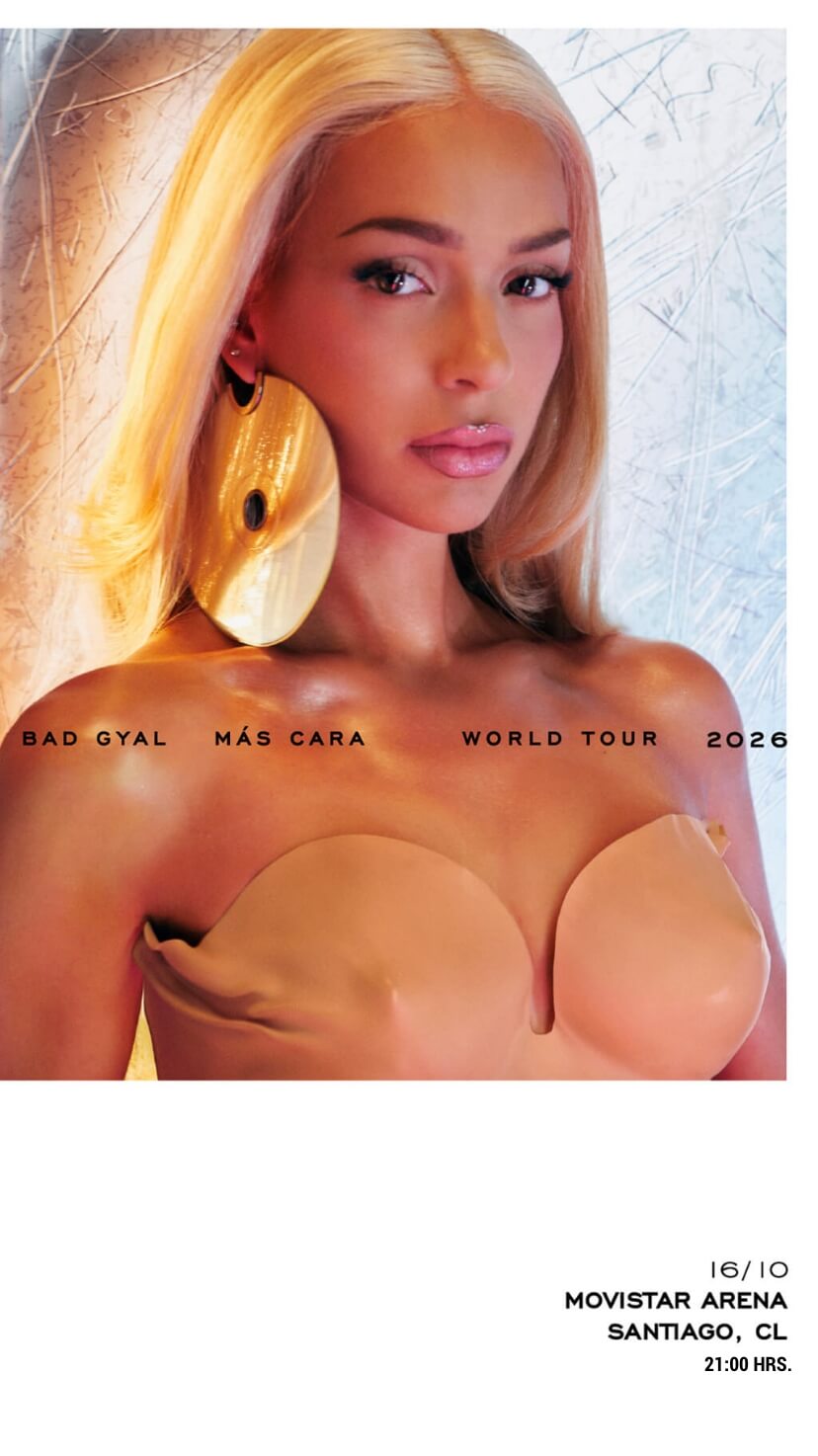 Bad Gyal en Chile 2026 | Más Cara Tour en Movistar Arena – 16 de octubre 21:00 hrs | Entradas por Punto Ticket
