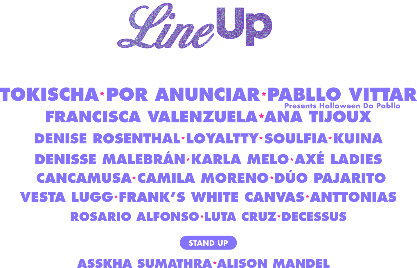 line up ruidosas fest