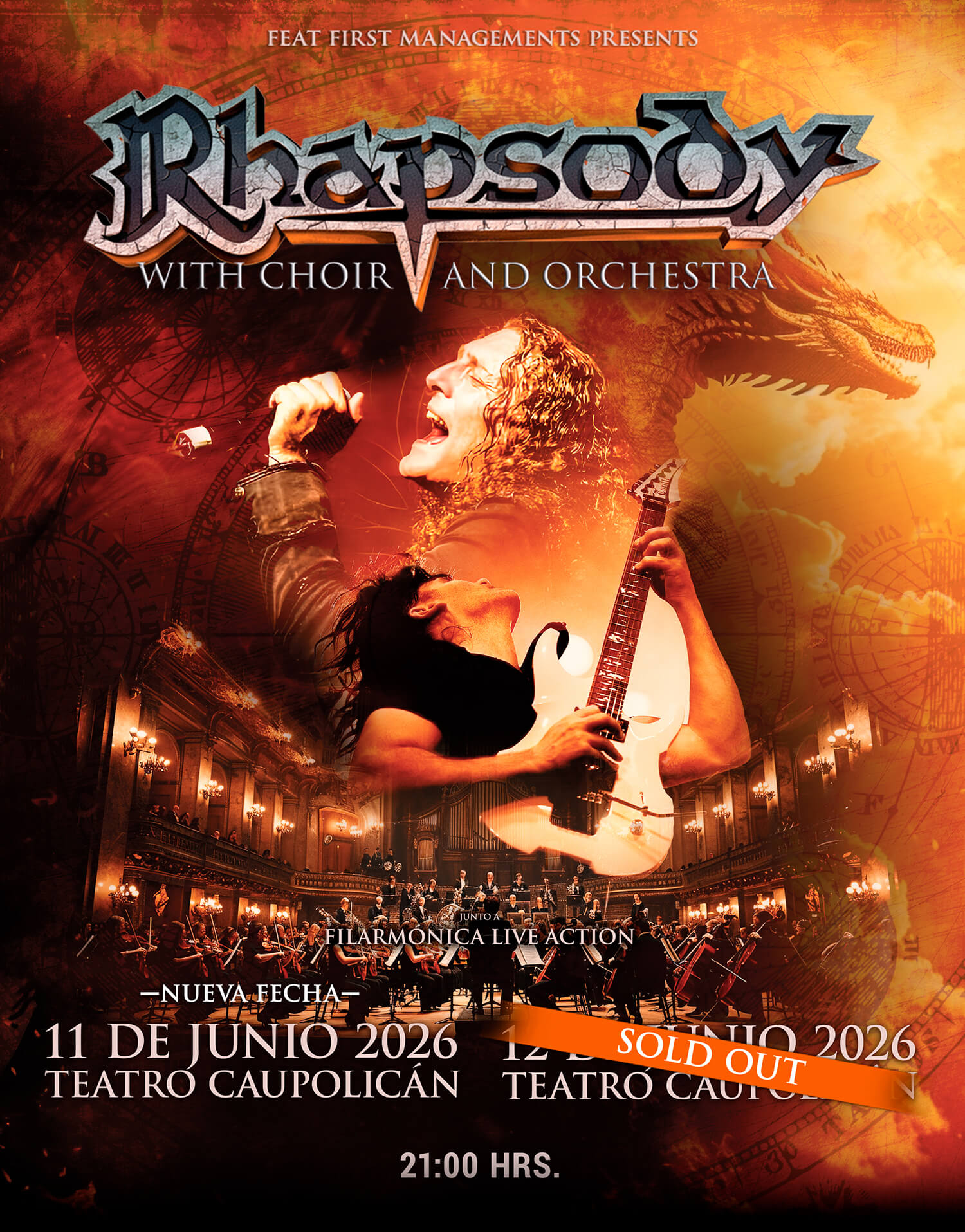 Rhapsody with Choir and Orchestra en Teatro Caupolicán | 11 y 12 de junio 2026 - Una experiencia sinfónica épica