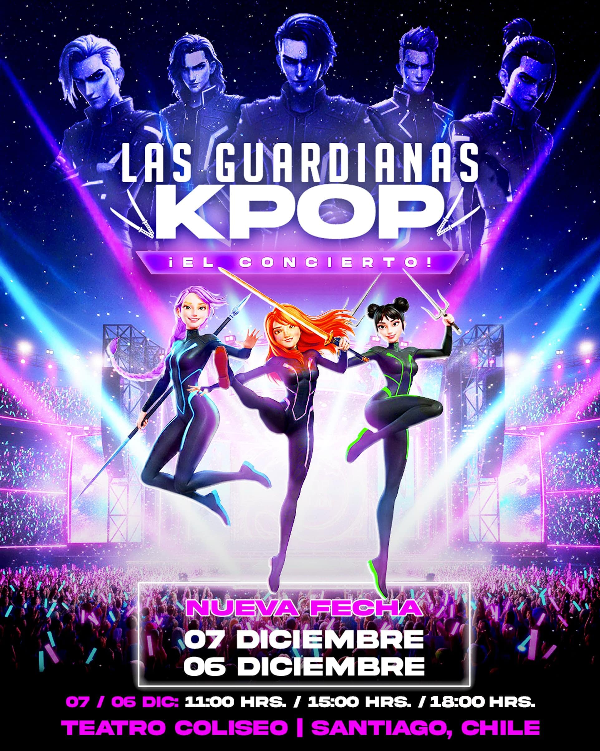 Las Guardianas Kpop / El concierto - Teatro Coliseo - 06 y 07 diciembre - 11:00Hrs. / 15:00Hrs. / 17:30Hrs.