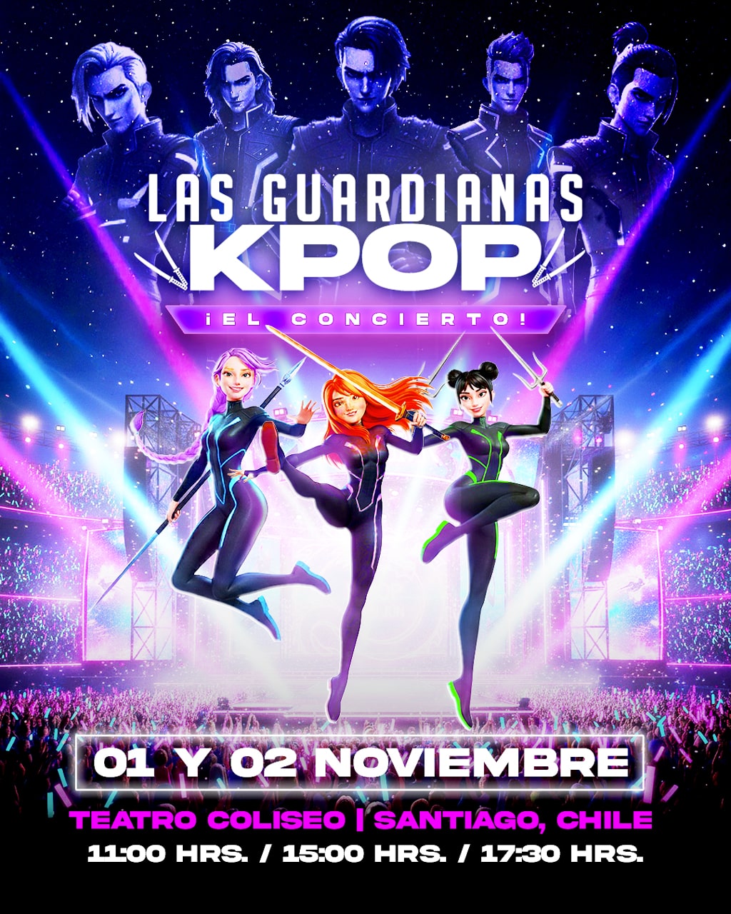 Las Guardianas Kpop / El concierto - Teatro Coliseo - 01 Noviembre - 11:00Hrs. / 15:00Hrs. / 17:30Hrs.