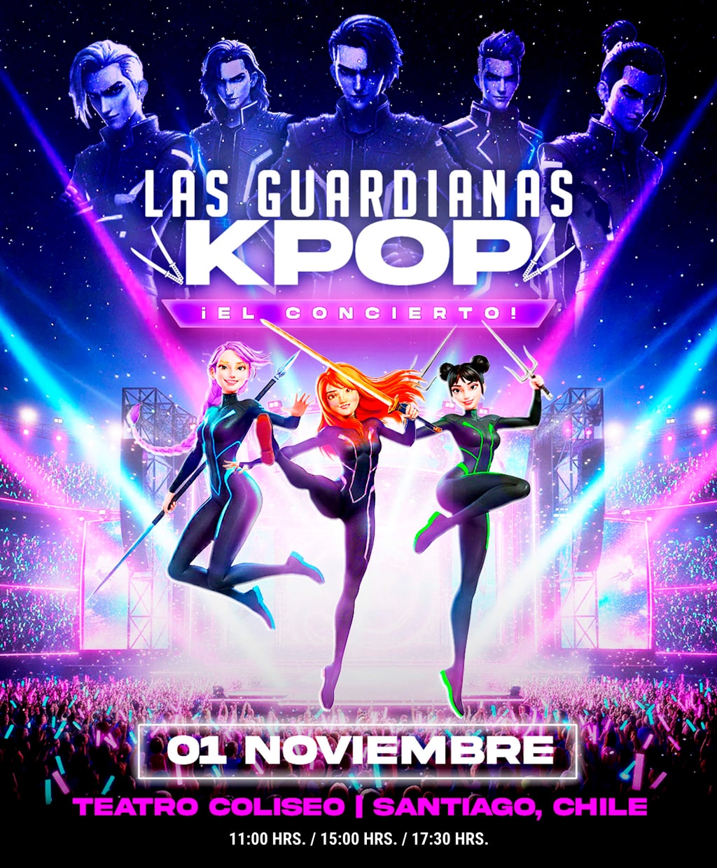 Las Guardianas Kpop / El concierto - Teatro Coliseo - 01 Noviembre - 11:00Hrs. / 15:00Hrs. / 17:30Hrs.
