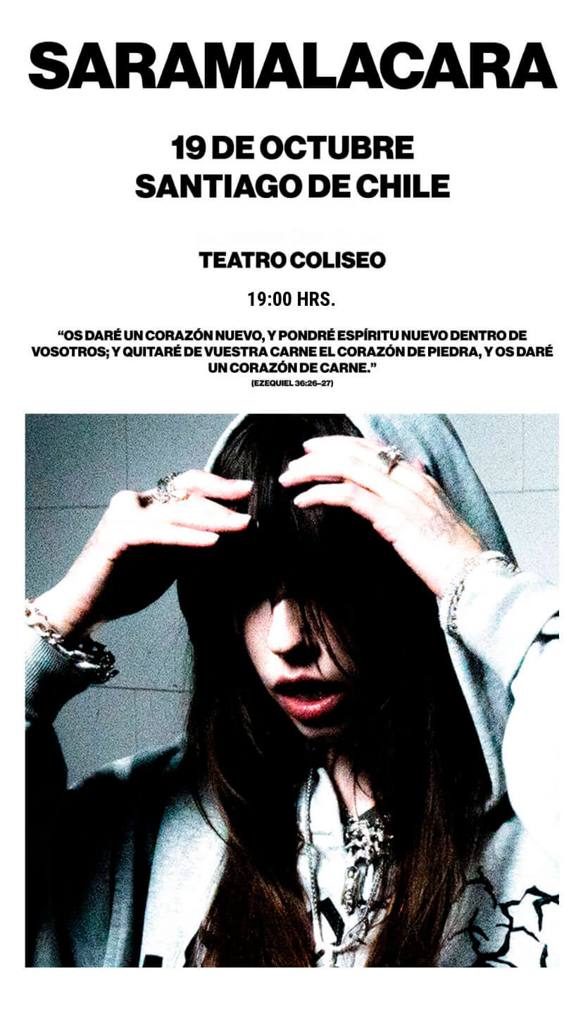 Saramalacara en Chile | 19 de octubre en Teatro Coliseo