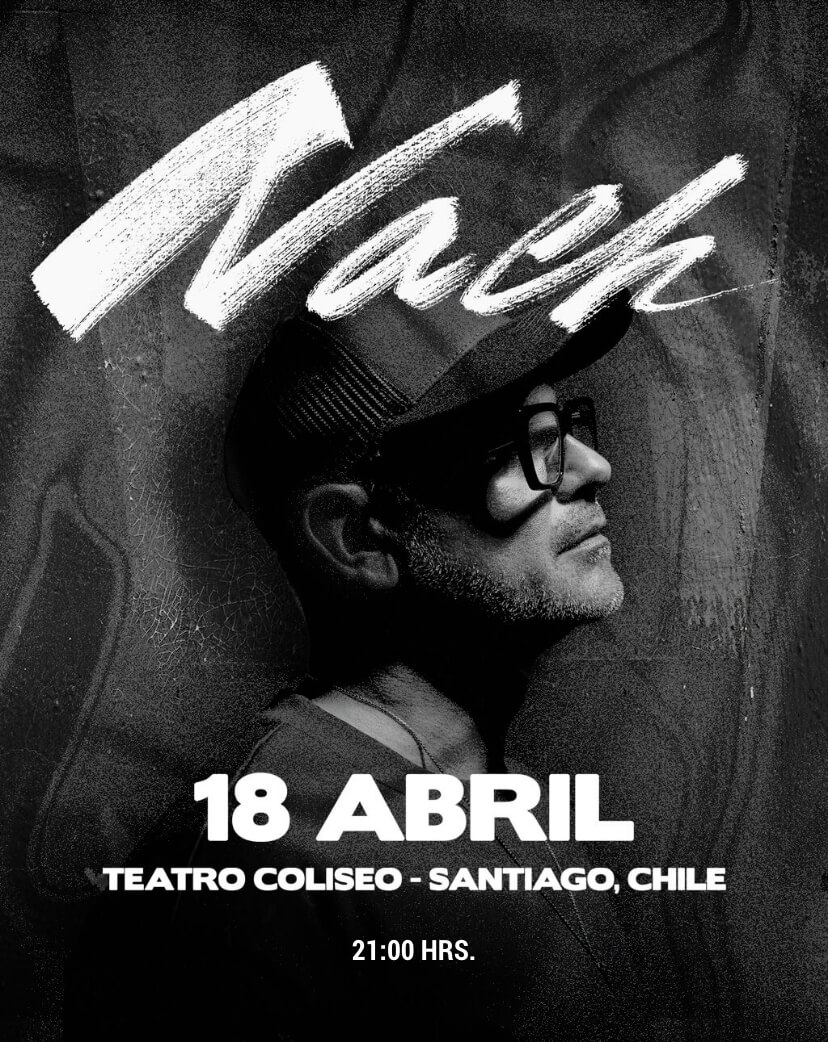Nach en Chile | 18 de abril en Teatro Coliseo | Compra tus entradas en Punto Ticket