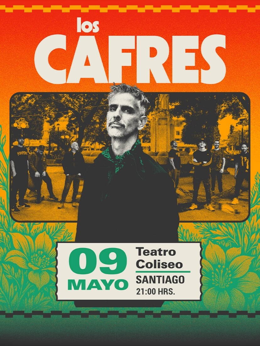 Los Cafres en Chile · 9 de mayo en Teatro Coliseo · Punto Ticket