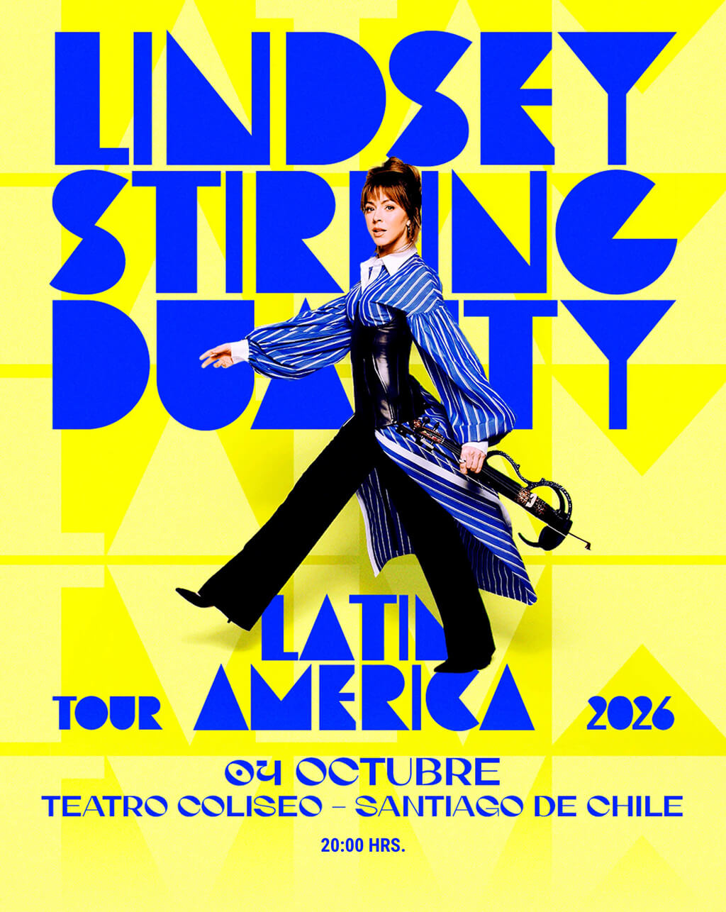Lindsey Stirling en Chile 2026 | Concierto en Teatro Coliseo – 4 de octubre / 20:00 hrs. - Venta de Entradas en Punto Ticket