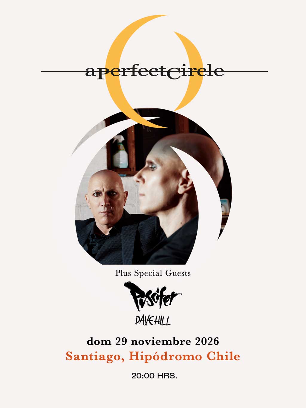 A Perfect Circle + Puscifer en Chile 2026 | Hipódromo – 29 de noviembre 20:00 hrs