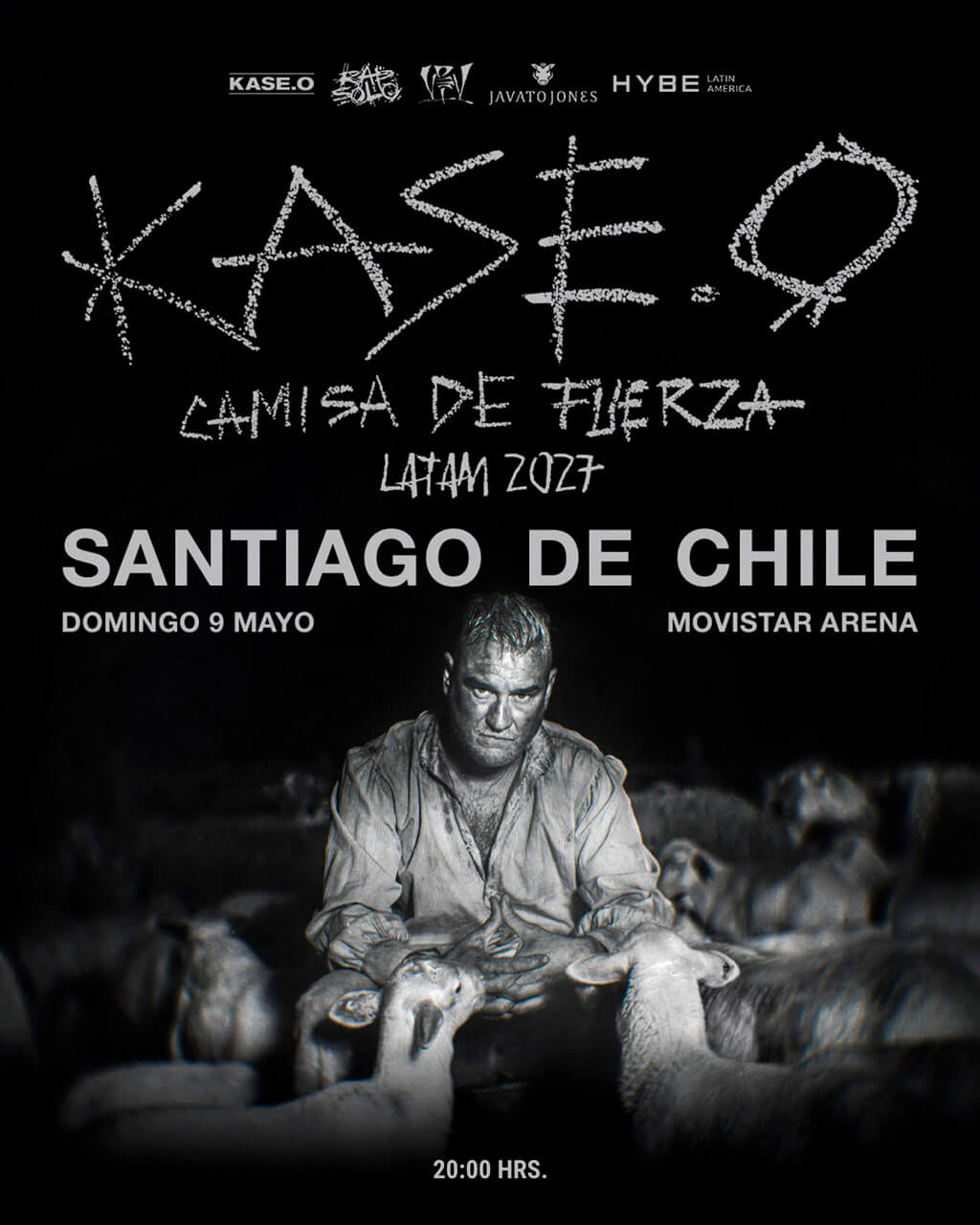 KASE.O en Chile 2027 | Movistar Arena – 9 de mayo 21:00 hrs