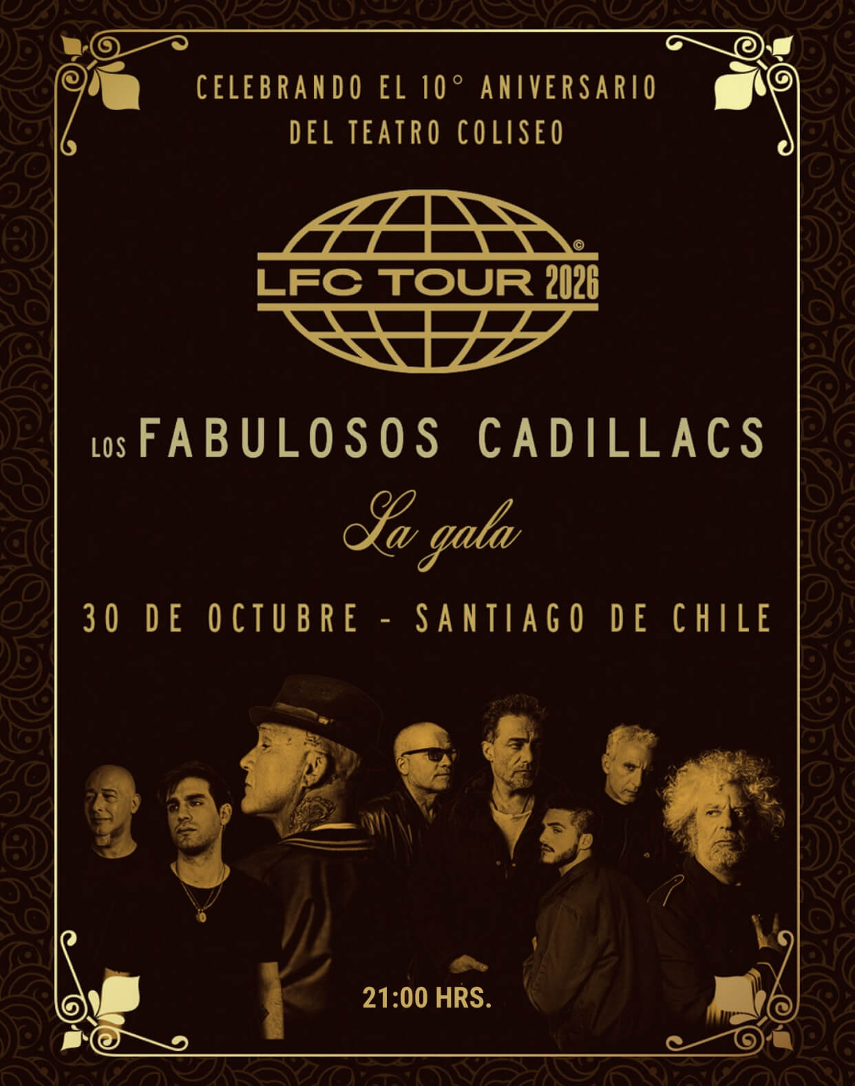 Los Fabulosos Cadillacs - La Gala Chile 2026 - Teatro Coliseo
