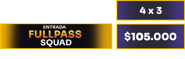tabla fullpass quad