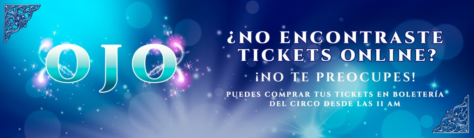 banner info tickets