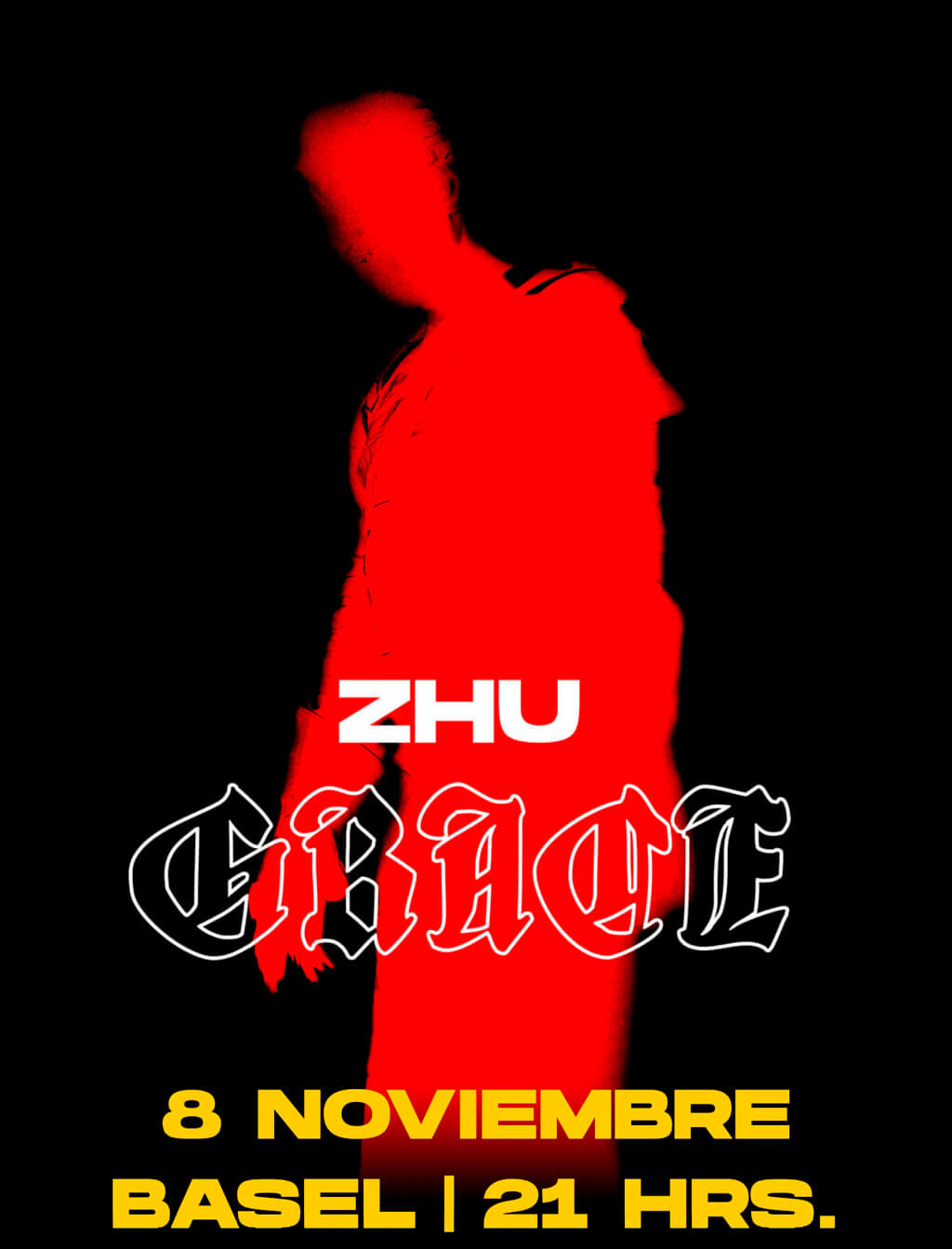 ZHU - GRACE - 8 NOVIEMBRE - BASEL - 21 HORAS