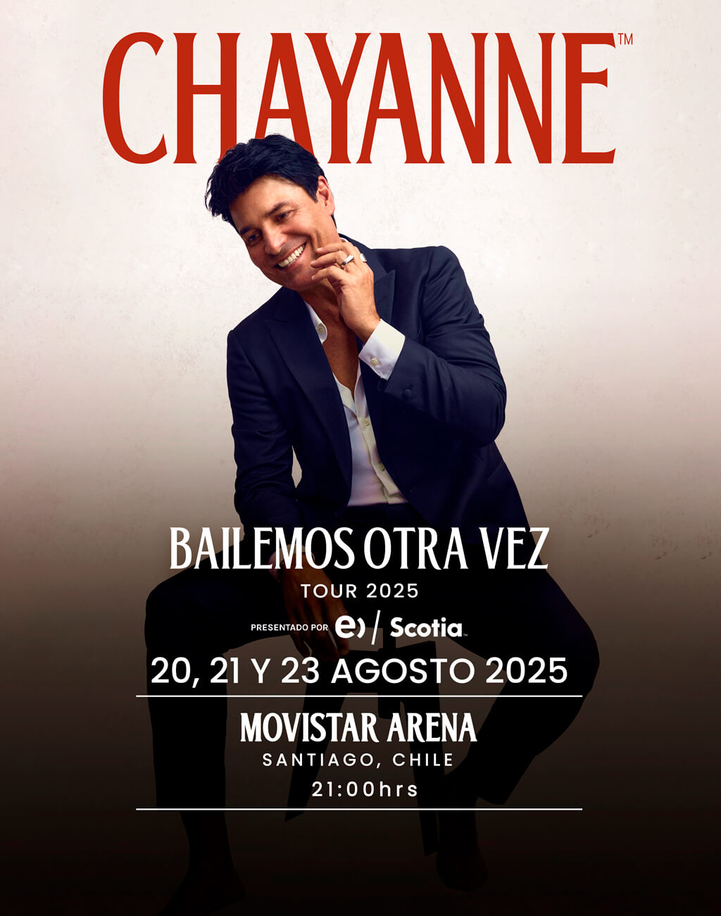 Chayanne - Bailemos Otra Vez - 20, 21 y 23 de Agosto 2025