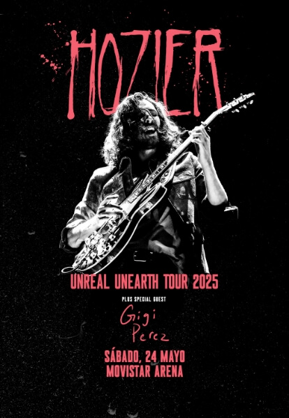 Hozier en Chile | Unreal Unearth Tour 2025 | 24 de mayo en Movistar Arena