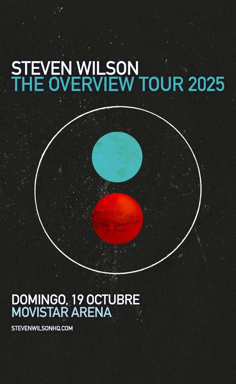 Steven Wilson en Chile | The Overview Tour 2025 | 19 de octubre en Movistar Arena | Entradas en Punto Ticket