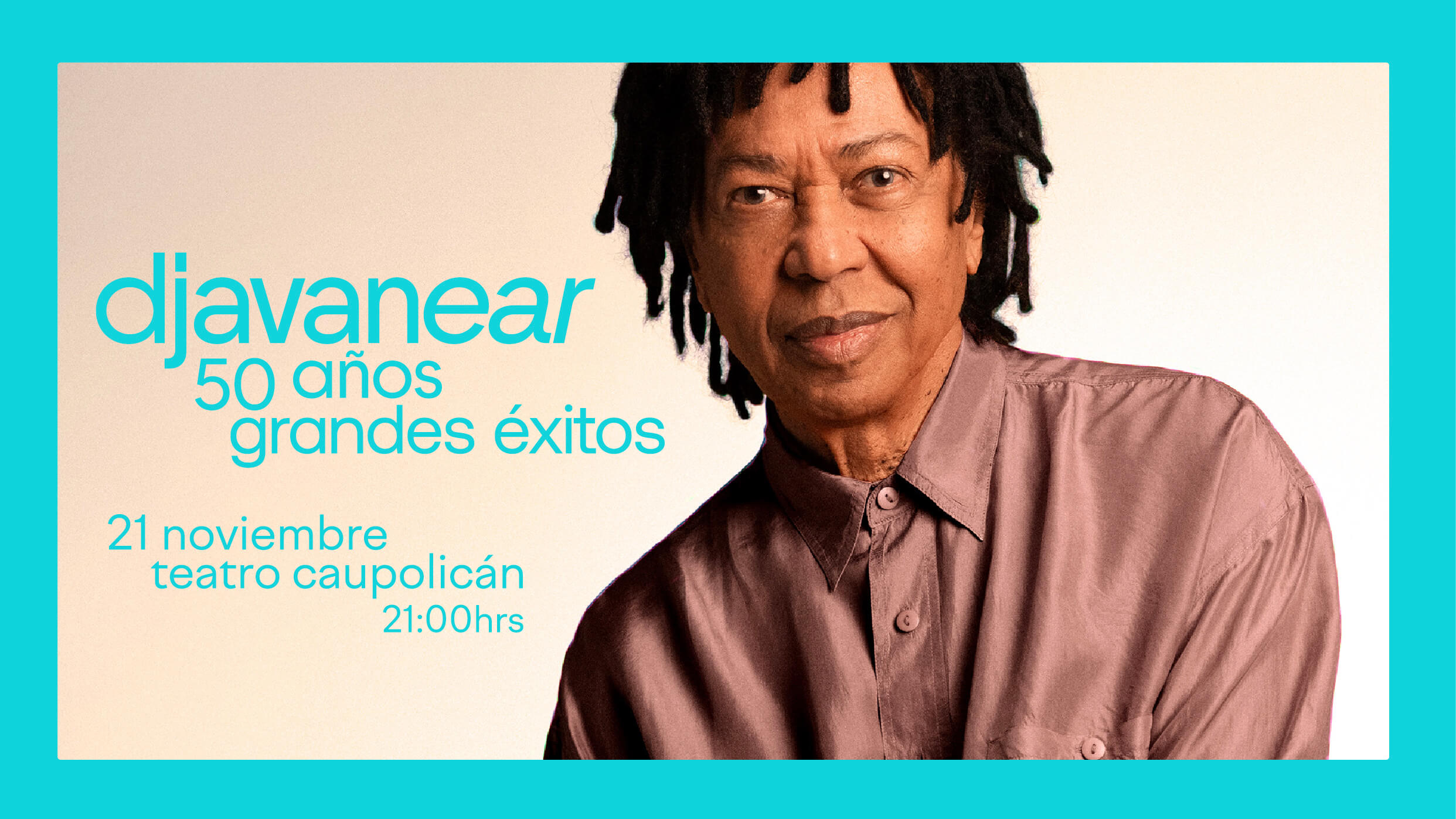 Djavan – 50 Años de Grandes Éxitos | 21 de noviembre en Teatro Caupolicán