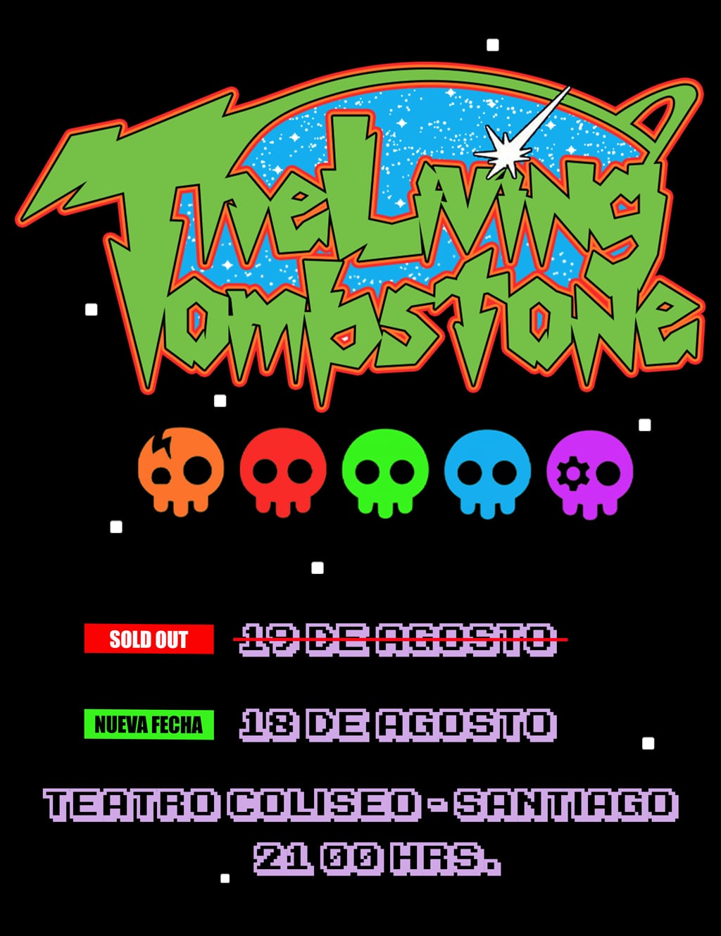 The Living Tombstone en Chile | 19 de agosto en Teatro Coliseo | Entradas en Punto Ticket