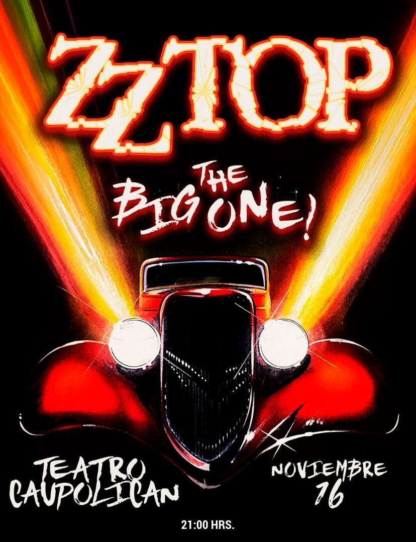 ZZ Top en Chile 2026 | Concierto en Teatro Caupolicán – 16 de noviembre