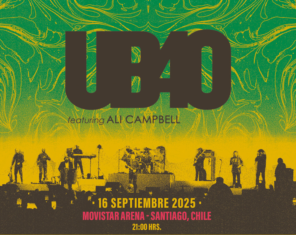 UB40 featuring Ali Campbell - 16 de Septiembre 2025 / Movistar Arena - 21:00 Hrs.