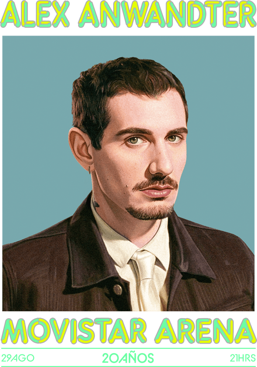 Alex Anwandter en Santiago 2026 | Movistar Arena – 29 de agosto 21:00 hrs