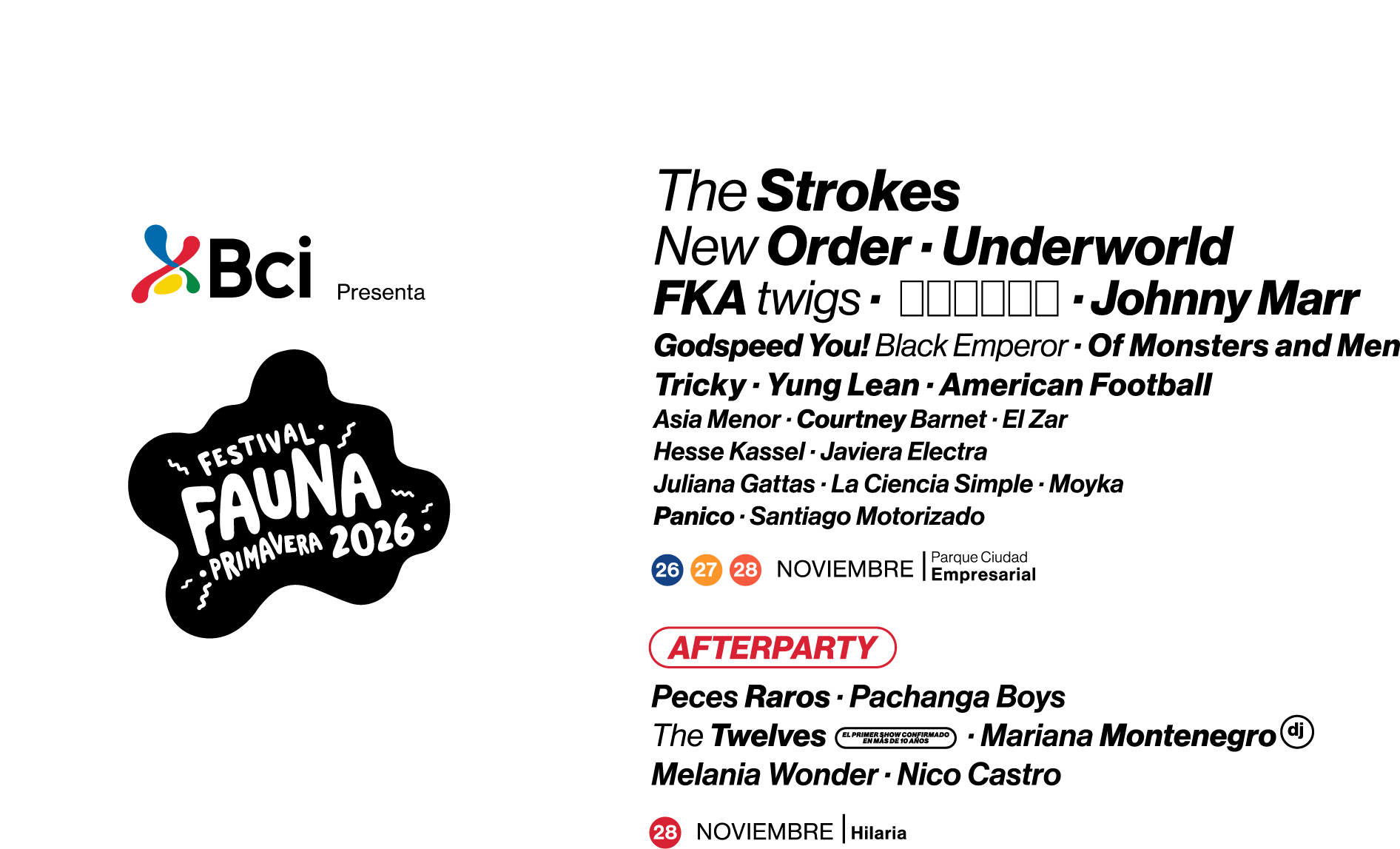 Fauna primavera 2026 Chile