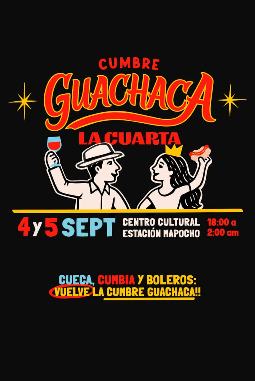 Cumbre Guachaca La Cuarta 2026 | Centro Cultural Estación Mapocho – 4 y 5 de septiembre
