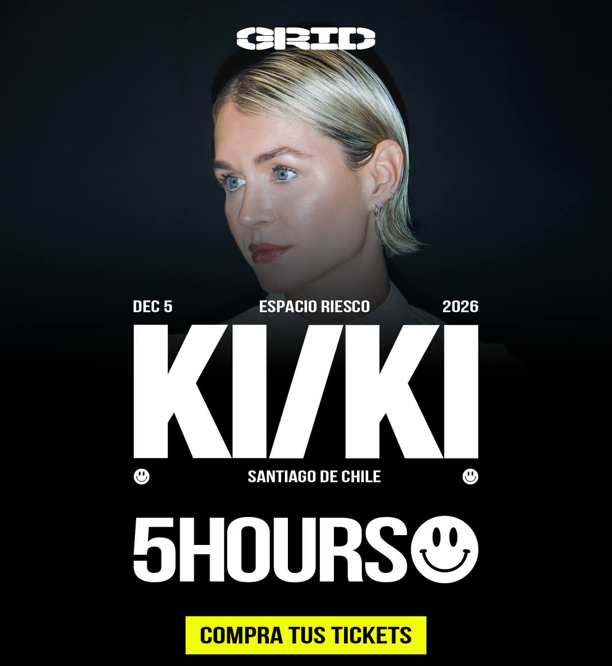 The Grid: KI/KI 5 Hours en Santiago | Espacio Riesco – 5 de diciembre 21:00 hrs