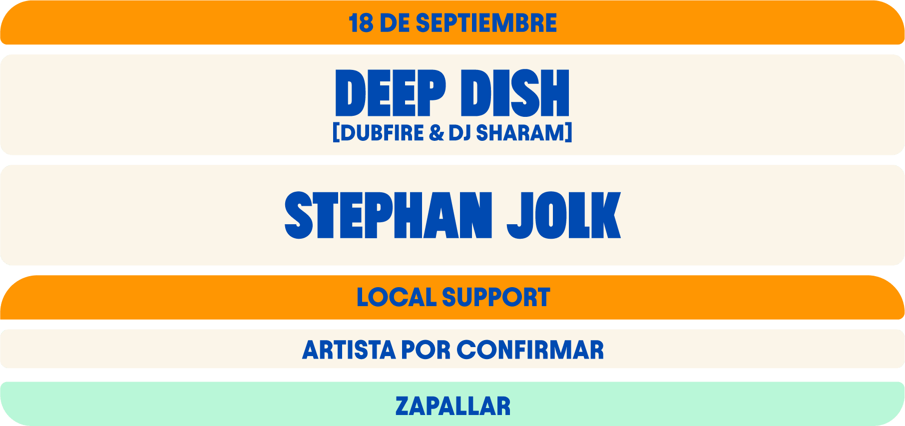 line up
