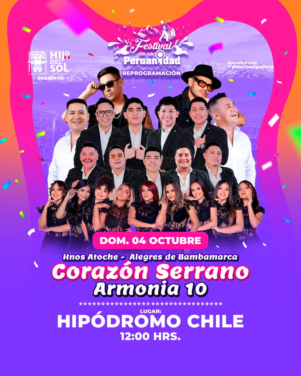 Festival de la Peruanidad 2026 | Club Hípico de Santiago – 04 de Octubre - 12:00 hrs.