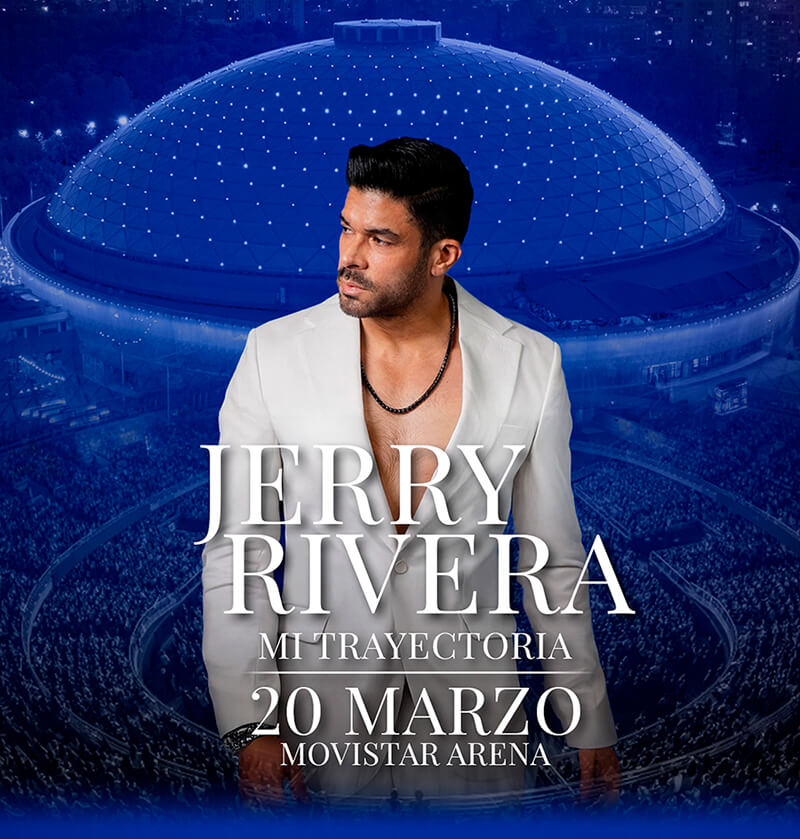 Jerry Rivera en Chile | Mi Trayectoria | 20 de marzo en Movistar Arena