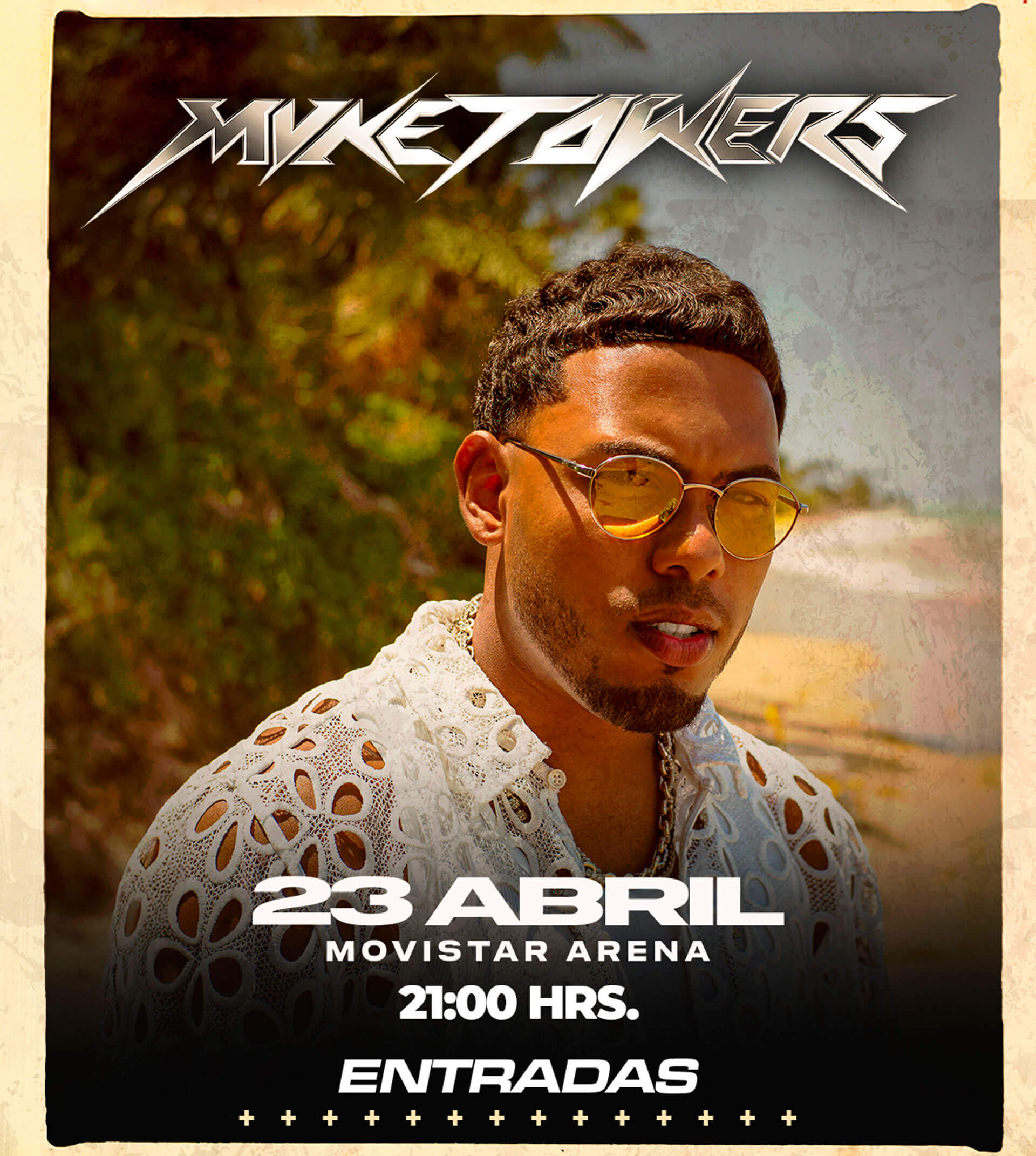 Myke Towers en Chile · 23 de abril en Movistar Arena · Punto Ticket