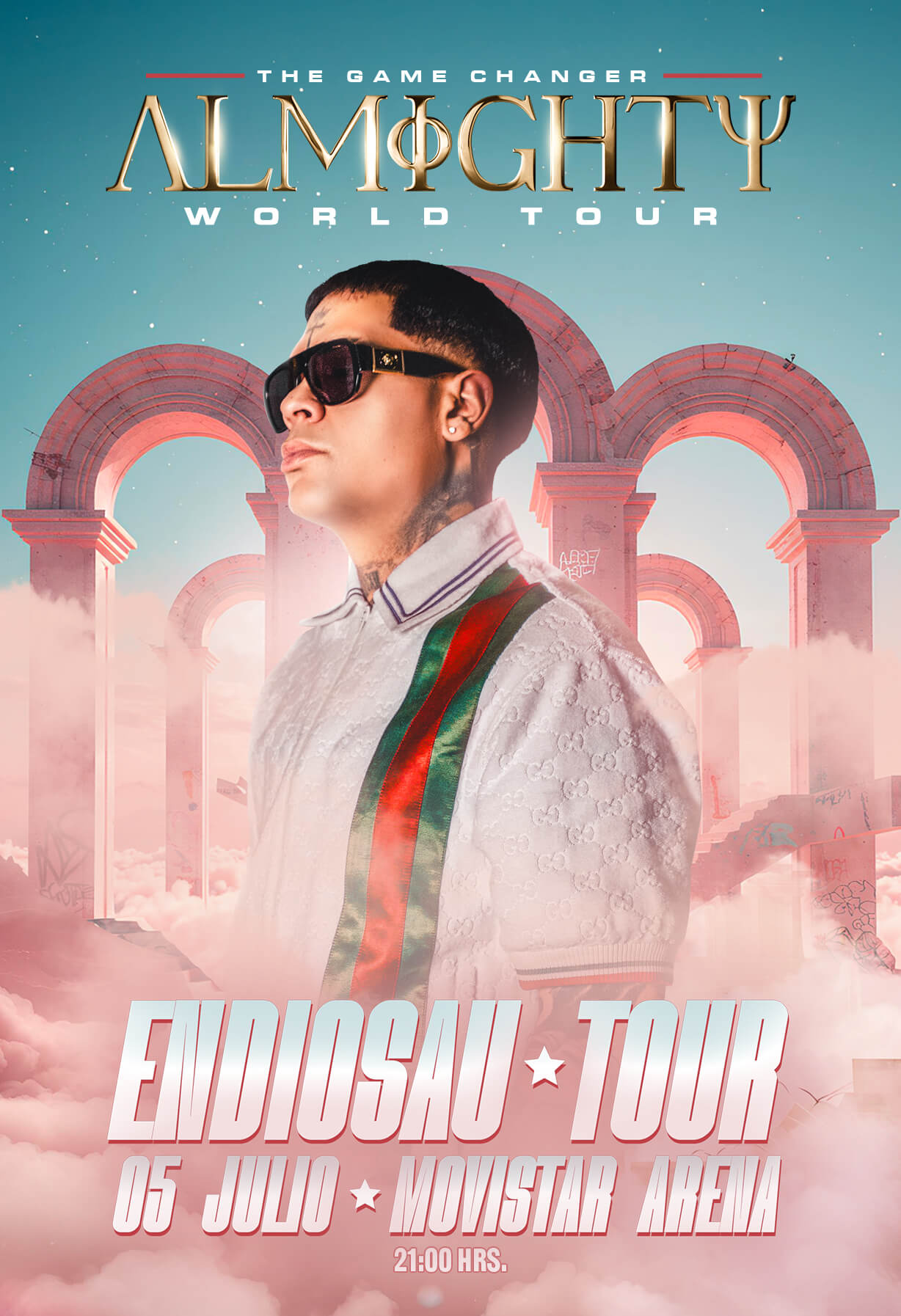Almighty - Endiosau - tour  05 julio / movistar arena - 21:00 hrs.