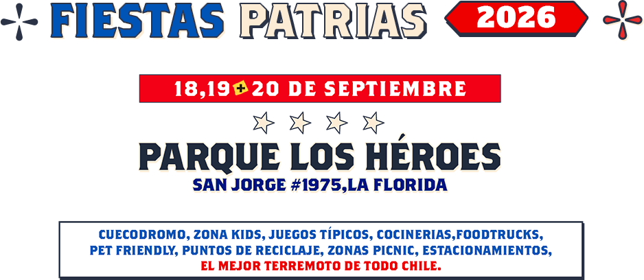 18, 19 y 20 de septiembre - PaRque los heroes - SAN JORGE 1975, LA FLROIDA