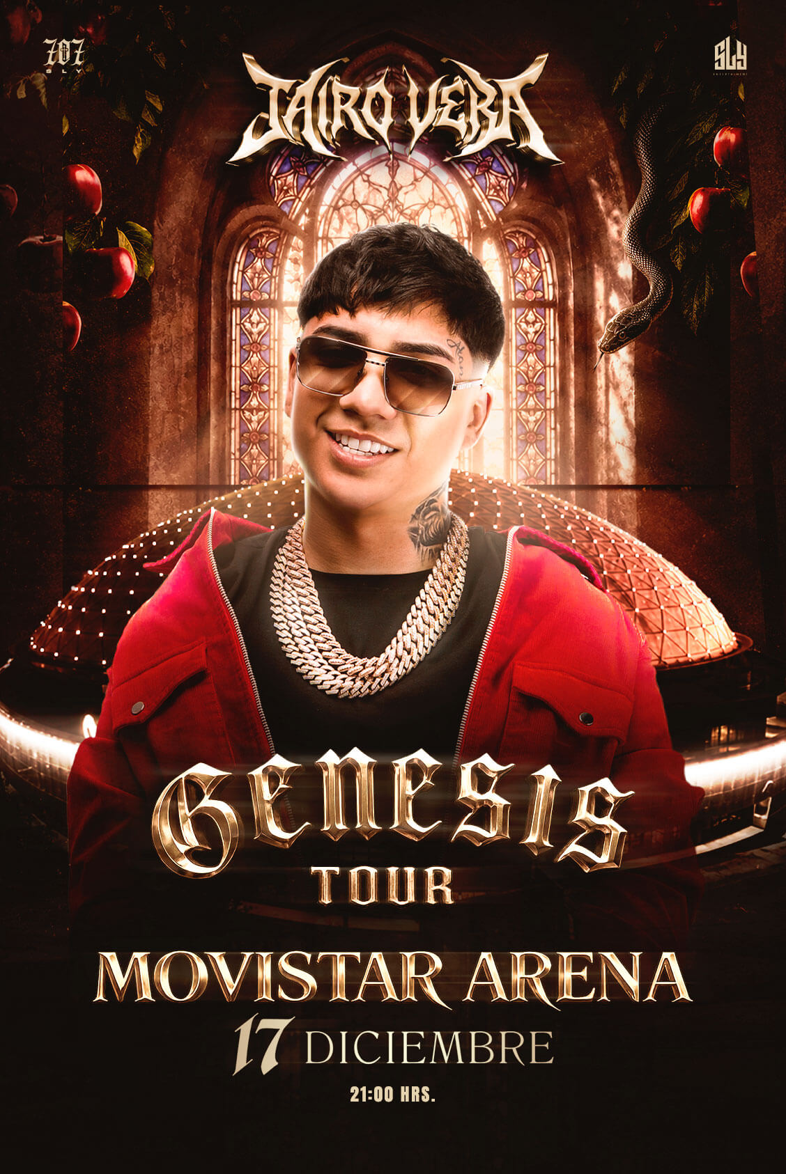 Jairo Vera en Chile 2026 | Movistar Arena – 17 de diciembre 21:00 hrs
