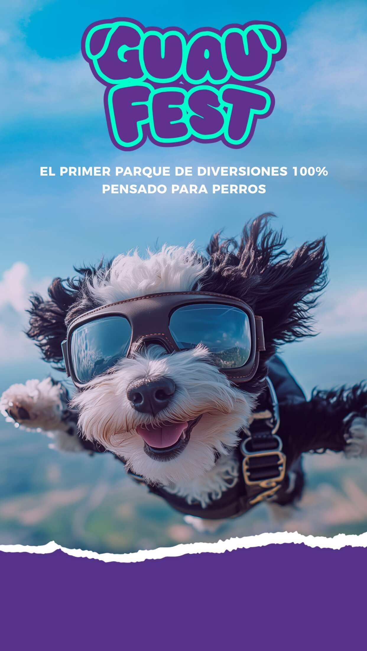 Guau Fest - El primer parque de diversiones 100% pensado para perros - 6 y 7 de diciembre - 10:00 hrs - Parque Padre Hurtado