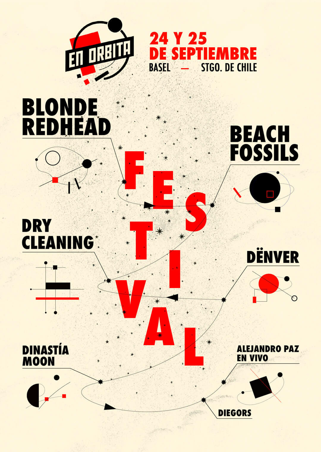 En Órbita Festival en Santiago | Blonde Redhead, Beach Fossils, Dry Cleaning y Dënver | 24 y 25 de septiembre
