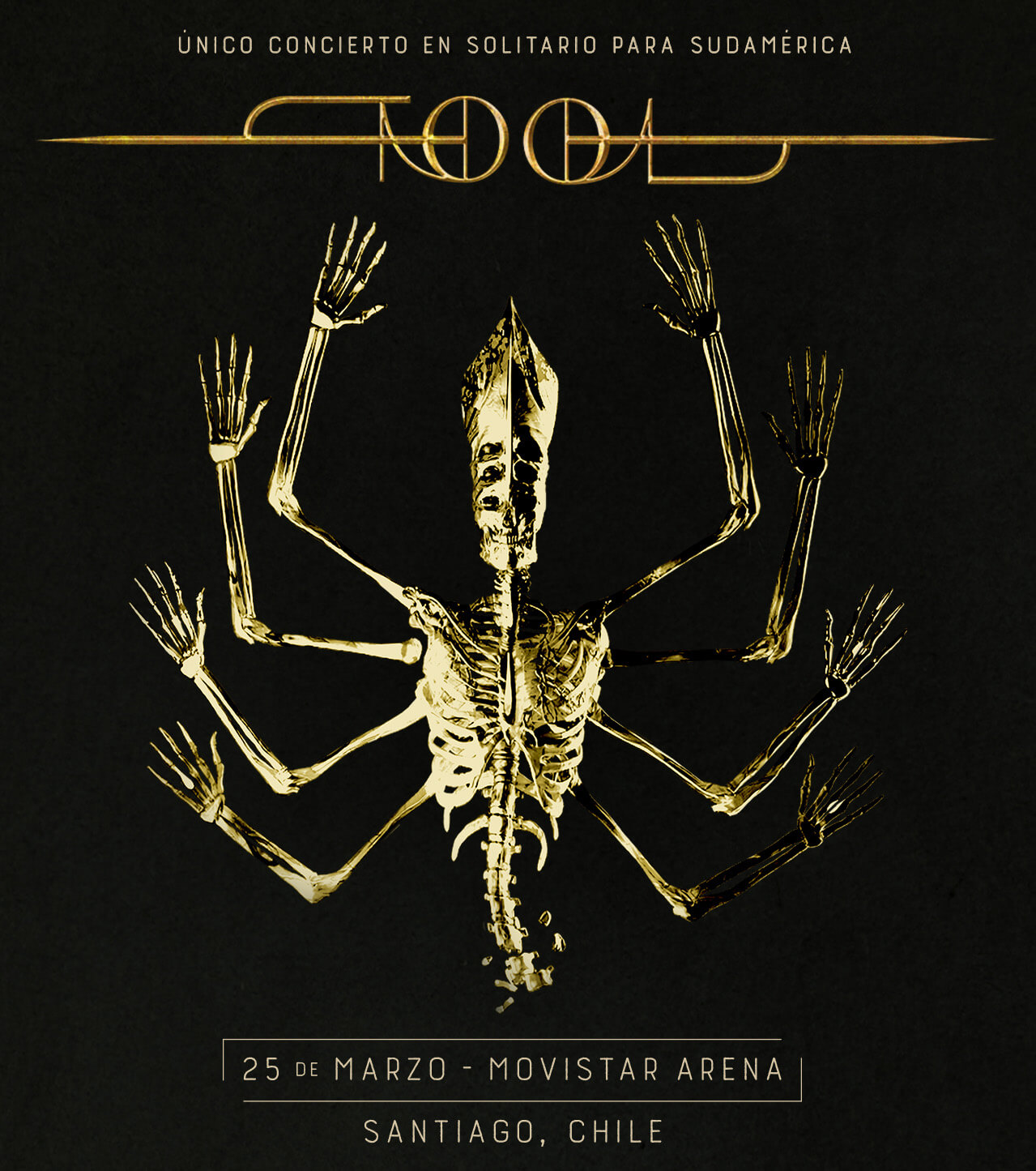 Tool en Movistar Arena | 25 de marzo 21:00 hrs