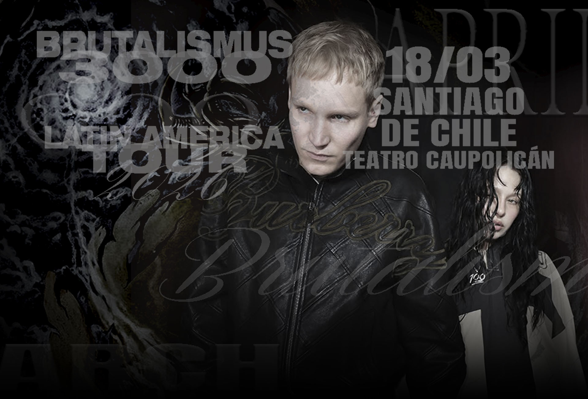 Brutalismus 3000 en Chile · Side Show Lolla 2026 · 18 de marzo en Teatro Caupolicán · Punto Ticket