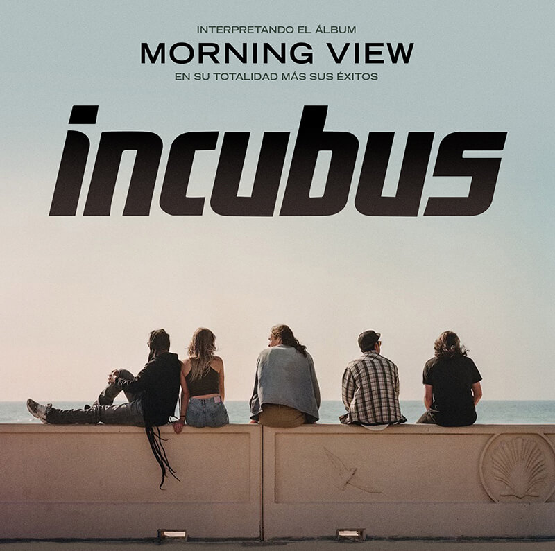 Incubus interpretando Morning View más sus éxitos en Movistar Arena | 4 de abril 2025